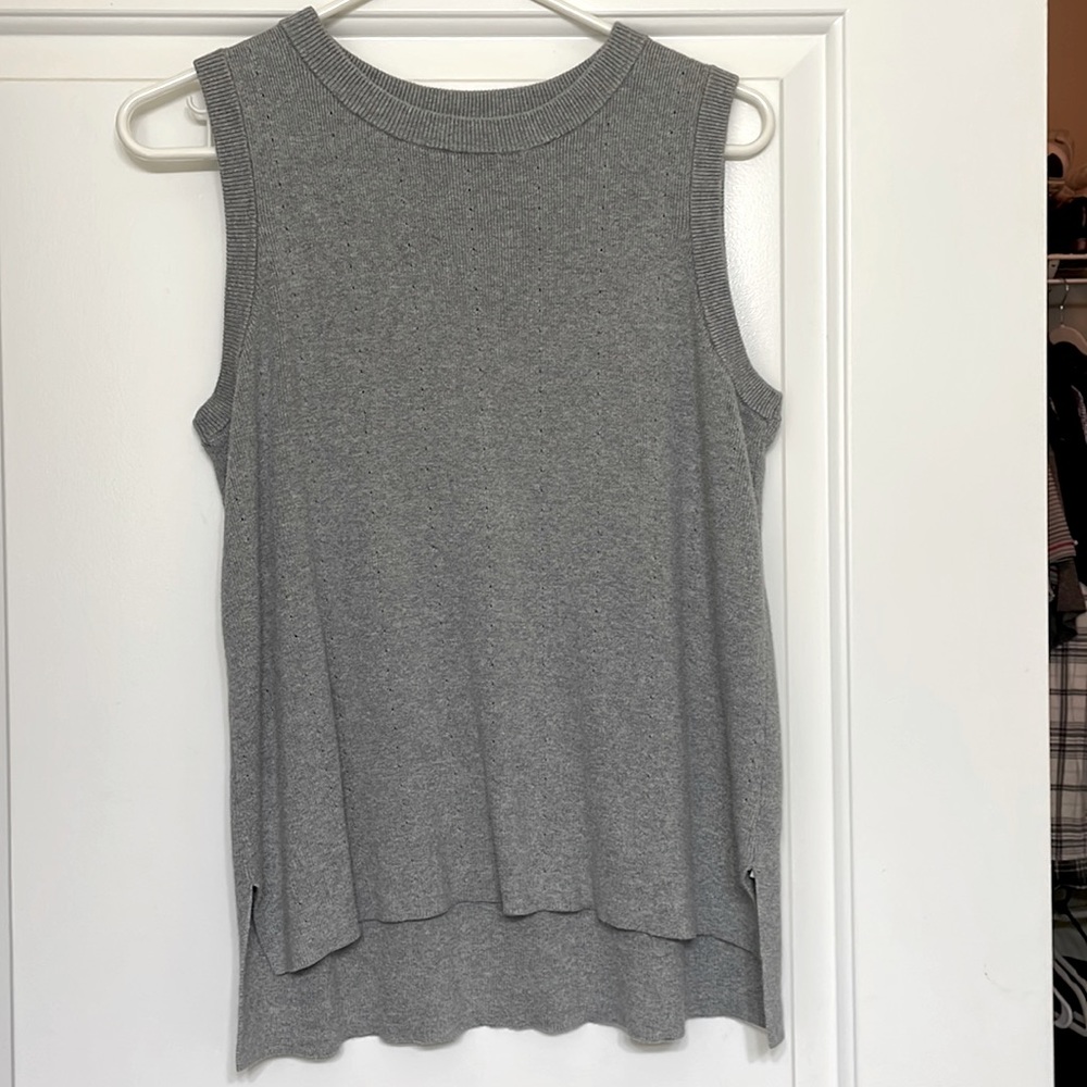 Banana republic split hem woven tank